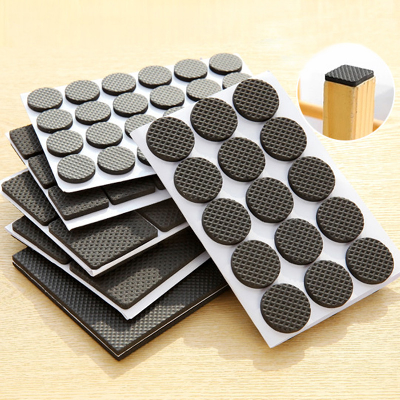Thickened Anti-slip Furniture Leg Pads Self Adhesive EVA Foam Table Chair Leg Protectors For Hardwood Floor Protection Home Office Accessories