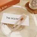 Elegant cream marble acetate hair clip with golden metal clip in a dreamy vintage style - Shining White - Waterdrop