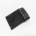 Cabezal de cepillo de silicona negra con cerdas resistentes al calor para barbacoa - Cabezal de Cepillo Universal (Sin Mango) / Cabezal de Cepillo de Repuesto