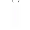 To My Daughter black military tag necklace with silver bead chain and engraved love message - From Mom to Daughter - Necklace / Black