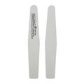 Detail showing 100/180 grit washable and disinfectable grey nail sponge buffer files - Gray