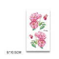 Tatuaggio temporaneo impermeabile con rose rosa e farfalle design floreale Q-003 - Mix di Fiori e Farfalle (Q-003)