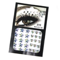 Holografische Stern- und Herz-Gesichtsjuwelen für Augen-Make-up in schwarzer Verpackung - Sternenherz