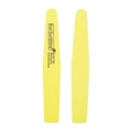 Detail of yellow double-sided 100/180 grit washable sponge nail files for manicure - Yellow
