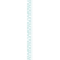 Cartoon blue canvas height chart for kids with white clouds and metric scale 60-180cm - Green Cloud