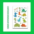 Tatuaggi temporanei impermeabili per bambini con simpatici disegni di dinosauri WK-073 - Palme e Dinosauri (WK-073)