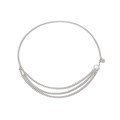 Detalle de cadena de plata multicapa para cintura con colgantes de flor y moneda - Estilo 1 Plateado