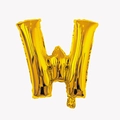 32-inch gold foil alphabet balloon letter W for birthday and wedding decorations - Letter W