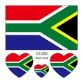 Sudafrica bandera tatuaje temporal pegatinas impermeable arte corporal deportes fan brazo sticker - Sudáfrica