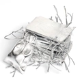 Silver metallic drawstring jewelry pouches for gift packaging and jewelry storage - 5cmX7cm / Silver