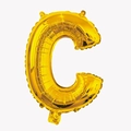 32-inch gold letter C foil balloon for birthday party and wedding decorations - Letter C