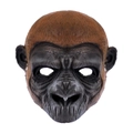 Braune Schimpansen-Gorilla-Maske aus Schaumstoff für Halloween und Karnevalspartys - Einheitsgröße / Gorilla