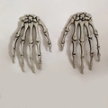 Realistic skeletal hand claws for Halloween haunted house decor and creepy props - Skeleton Hands Pair