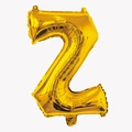 32-inch metallic gold foil number 2 balloon for birthday and wedding party decoration - Letter Z
