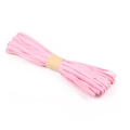 Pink raffia paper ribbon bundle for DIY crafts, 20 meters of colorful braided twine - 3.5cm Width/20m Length / Pink