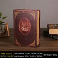 Libro decorativo vintage in bronzo con motivo a alce e spazio per conservazione - Totem Cervo-Grande