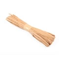 Single bundle of brown raffia paper string for DIY craft weaving and gift wrapping - 3.5cm Width/20m Length / Natural