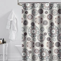 Dikke waterdichte polyester douchegordijn met vintage mandala geometrische patronen - 80B*200H cm