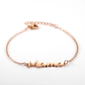 Bracciale con Lettera Mama Oro Rosa (G1251-2)