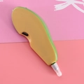Handheld ergonomic electric engraving pen with green and beige plastic casing - Green Apple