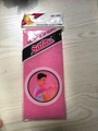 Pink Salux nylon exfoliating bath towel for deep skin cleansing and back scrubbing - Pink