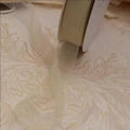 Champagne sheer tulle ribbon roll for wedding dress waist belt accessory - Ivory Organza