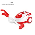 Kids toy vacuum cleaner in red and white with hose for role playing games - Vacuum Cleaner