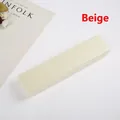 Beige rectangular jewelry box featuring a textured diamond pattern for bracelets - 22X5X3cm / Beige