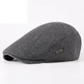 Berretto classico in maglia grigio scuro con trama a nido d'ape e placca logo - Regolabile / Grigio