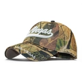 Klassische Camouflage-Baseballkappe mit 3D-Vegas-Stickerei und verstellbarem gebogenem Schirm - Verstellbar / Dschungel Camouflage (01)