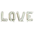Set palloncini LOVE in alluminio argento da 32 pollici per nozze e compleanni - Set LOVE da 32 Pollici / Argento