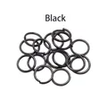 Bulk black metal open jump rings for DIY jewelry making and connecting accessories - 0.5*3mm (200Pcs/Pack) / Matte Black