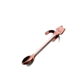 Creative rose gold cat-shaped 304 stainless steel dessert spoon with hanging design - Cat / Rose Gold