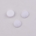 Detail of 10mm white starry resin druzy cabochons showing textured crystal surface - White Druzy (13)