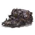 Detail van 3D-blad camouflage jachtmuts met realistisch bosbladerenpatroon - Verstelbaar / Platte Kroon Grijs