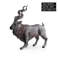 Realistic Markhor animal figurine with spiral horns for educational home decor display - Markhor Figurine (LX831)