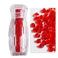 Micro diamantes rojos de 1,1 mm para nail art en frasco facetado para manicura creativa - 3000pcs/Botella / 11# Rojo Claro
