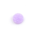 8mm round purple resin druzy crystal gemstone with glittering textured surface - Dark Purple Druzy (11)
