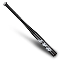 Aluminum alloy black baseball bat for sports training and car self defense weapon - 25 Inch / Black