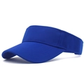 Breathable blue sports sun visor hat with staircase cloth for outdoor sun protection - Adult / Blue
