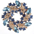 Sky Blue Ring Brooch