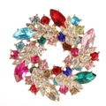 Multicolor Ring Brooch