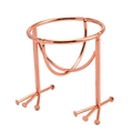 Rose gold metal beauty blender holder with a unique duck-foot base stand design - Chicken Claw Rose Gold