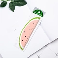 Cute 15cm wooden watermelon ruler with clear scale for students and scrapbooking - Watermelon / 15CM
