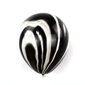 12-inch thickened black agate marble pattern latex balloon for wedding party decor - Black Agate