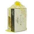 Yellow sheer organza gift bag showing large capacity with internal box storage - 5x7cm / Yellow