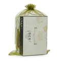 Green organza jewelry pouch with drawstring closure for small gifts and accessories - 5x7cm / Olive Green