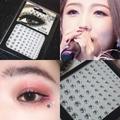 Acrylic crystal face jewels and rhinestones for eye makeup decoration for women - 81 Pieces White Diamond