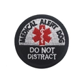 Embroidered Medical Alert Dog service patch with Star of Life icon for harnesses - Medical Alert Dog Do Not Distract(26)