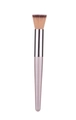Brocha plana para base con mango lavanda perlado y virola de metal plateado - Flat Foundation Brush (#3) / Púrpura Holográfico